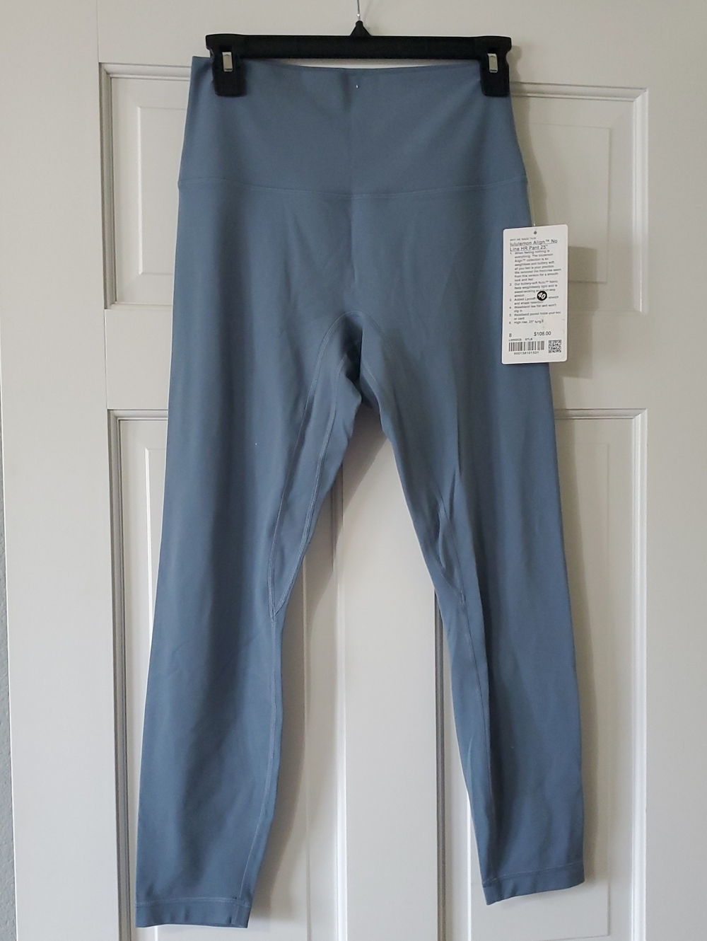 NWT Lululemon Align HR No Line 25IN Sz 10 Leggings Still Blue
